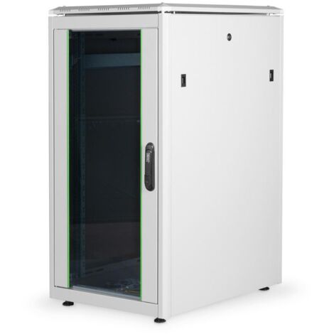 Digitus Armadio 22 Unita' Linea Professionale (A) 1200 X (L) 600 X (P) 800 Mm. Grigio Chiaro Ral7035