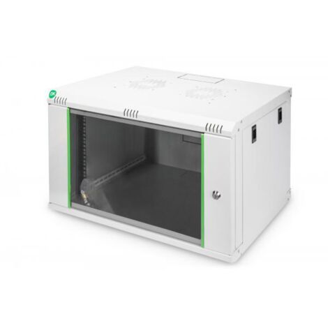 Digitus Armadio 7 Unita' Da Muro 19” Per Reti (A) 380X (L) 540 X (P) 400 Mm. Colore Nero