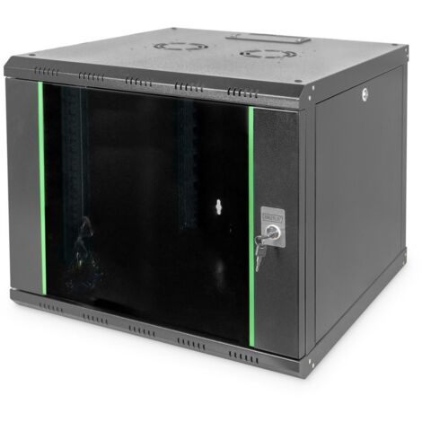 Digitus Armadio 9 Unita' Da Muro Linea Soho (A) 509 X (L) 600 X (P) 600 Mm. Colore Nero Ral9005