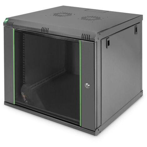 Digitus Armadio 9 Unità Da Muro Per Reti (A) 505 X (L) 600 X (P) 450 mm Colore Nero