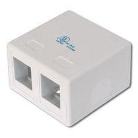Digitus Boîtier de modules Keystone blanc compact ABS