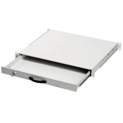 Digitus Cassetto Estraibile Con Maniglia E Chiusura A Chiave Per Armadi Rack 19” Misure Mm. 482X45X492 Colore Grigio Chiaro