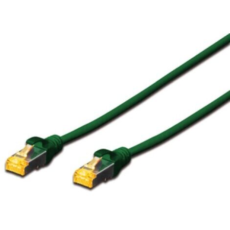 DIGITUS CAT 6A S/FTP Patchkabel, 0,5m, grün (DK-1644-A-005/G)