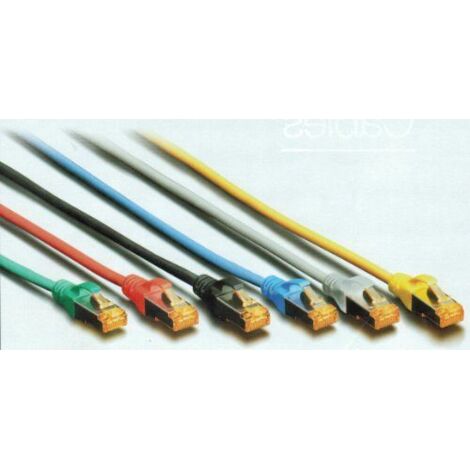 DIGITUS CAT 6A S/FTP Patchkabel, 3m, blau