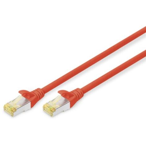 DIGITUS CAT 6A S/FTP Patchkabel, 3m, rot (DK-1644-A-030/R)