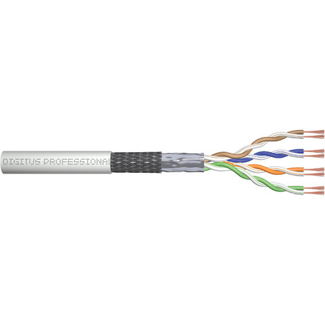 Digitus Cat5e Sf / Utp Twisted Pair Patch Cable305m Awg 26/7 Pvc Grey