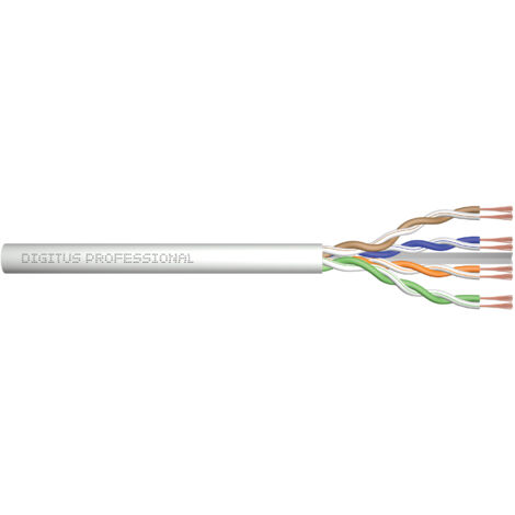 Digitus                                  Cavo Flessibile Non Schermato Utp Halogenfree Per Reti Categoria 6a In Rame Matassa Mt. 305