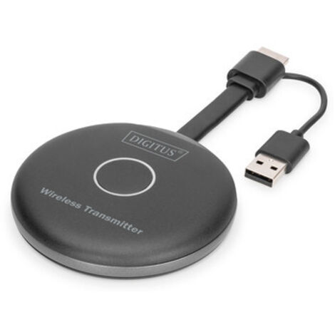 DIGITUS Click & Present Pro – Émetteur HDMI – système de présentation et de collaboration sans fil – aucun pilote nécessaire – noir (DS-55322)