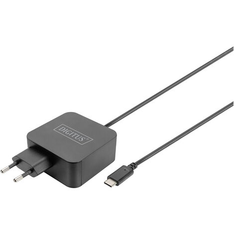 Digitus DA-10071 USB Ladegerät 65 W 1x USB-C®  Schwarz Flugzeug, Innenbereich, KFZ, LKW