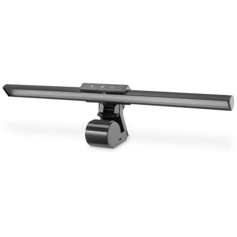 Digitus DA 90415 lámpara LED negra para escritorio con pinza