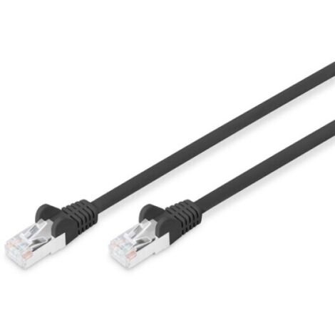 DIGITUS DB-160144-100-S Patchkabel, CAT6, RJ45 St/St, 10.0m schwarz