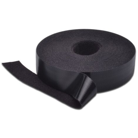DIGITUS Digitus Velcro Klettband 10m Rolle, 20mm breit schwarz (DN-CT-10M-20)