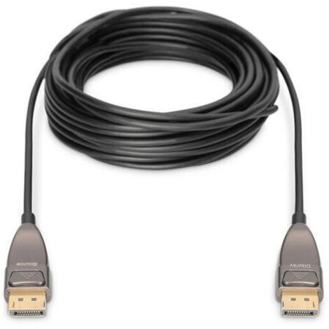 DIGITUS DisplayPort Glasfaser Kabel AOC Hybrid 8K DP 1.4 20m