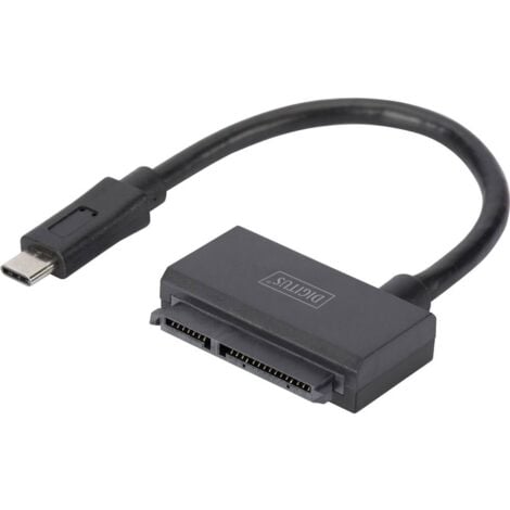 ASSMANN Digitus USB 3.0, disque dur, lecteur, ordinateur portable Câble adaptateur [1x USB 3.1 mâle type C - 1x SATA femelle 7+15 pôles] DA-70327 X711751