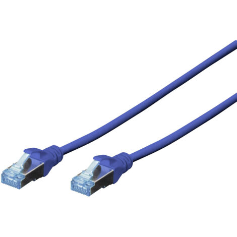 Digitus DK-1532-010/B RJ45 Netzwerkkabel, Patchkabel CAT 5e SF/UTP 1.00 m Blau verdrillte Paare 1 St