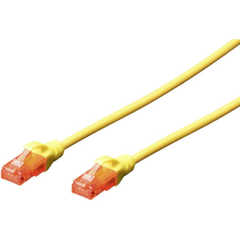 Digitus DK-1612-020/Y RJ45 Patchkabel CAT 6 U/UTP 2.00 m Gelb verdrillte Paare 1 St.