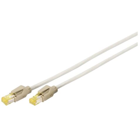 Digitus DK-1643-A-070 RJ45 Câble réseau, câble patch CAT 6a S/FTP 7 m gris 1 pc(s) A748263
