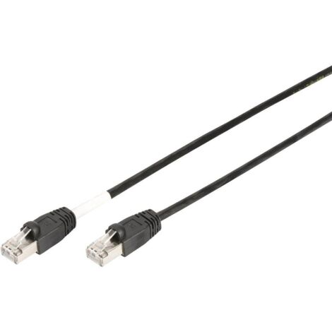 Digitus DK-1644-030/BL-OD RJ45 Câble réseau, câble patch CAT 6 S/FTP 3.00 m noir résistant aux UV, t