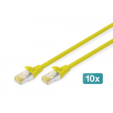digitus DK 1644 A 010 Y 10 cavo di rete giallo 1 metro