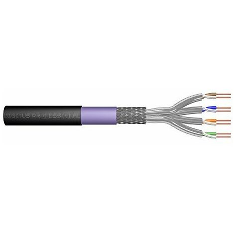 Digitus DK-1741-VH-1-OD Câble réseau CAT 7 S/FTP 0.25 mm² noir (RAL 9005) 100 m S166681