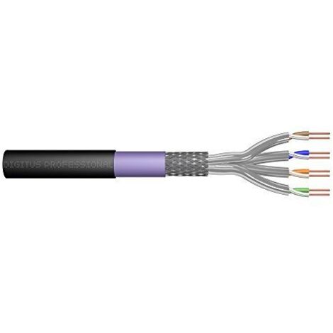 Digitus DK-1741-VH-1-OD Câble réseau CAT 7 S/FTP 0.25 mm² noir (RAL 9005) 100 m S166681