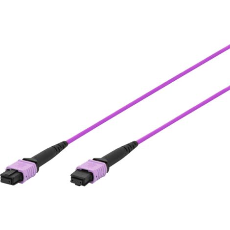 Digitus DK-2566-20/4 RJ45 Câble réseau, câble patch 20 m violet, noir extrêmement fin, conducteur intérieur flexible, bande en fibre de verre, r Y378123