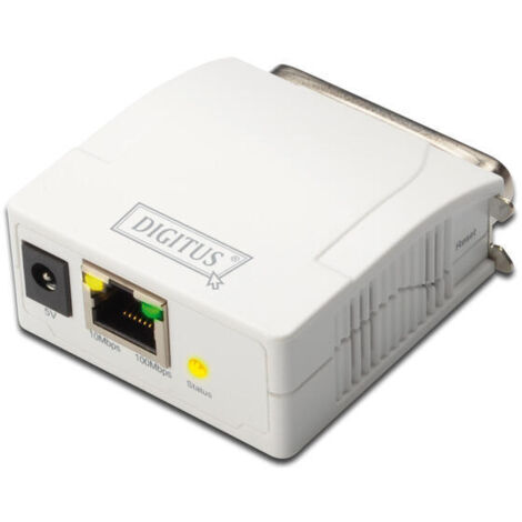 Digitus DN-13001-1 servidor de impresión LAN Ethernet Blanco
