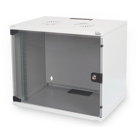 Digitus DN-19 07U-S-1, A muro, Grigio, 520 x 400 x 360 mm, 7U, 560 x 425 x 125 mm, Acciaio