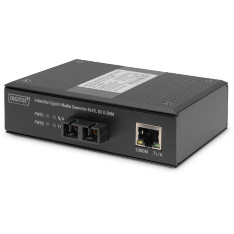 Digitus DN-652101 1000Mbit / s 850nm Modalità multipla Nero convertitore multimediale di rete
