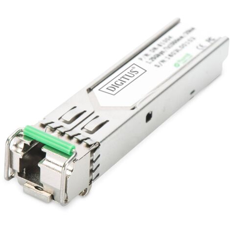 Digitus DN-81205, SFP+, LC, IEEE 802.3ae, Metallico, Modalità singola, 09/125