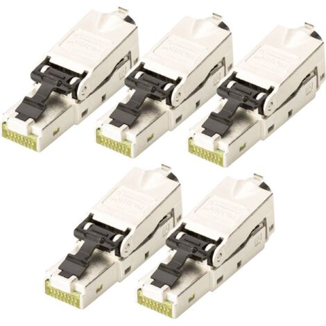 Digitus DN-93631-5 Module RJ45 encastrable Keystone CAT 6a 5 pc(s) Y226243