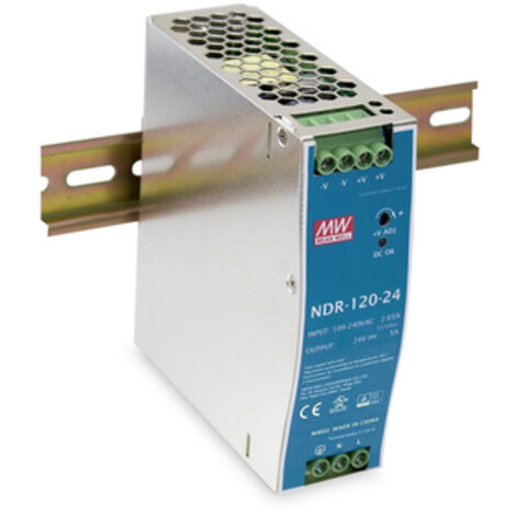 Digitus DN-PWR12048 Gerät de - Netzgerät de (120 W, 90-264 V, 47-63 Hz, 88%, Überlast, Grün, Silber)