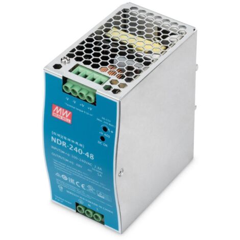 Digitus DN-PWR24048 alimentatore per computer Verde, Argento