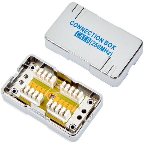 Digitus DN93903 Scatola di Connessione Schermata per Spezzoni Cavi Rete Cat.6