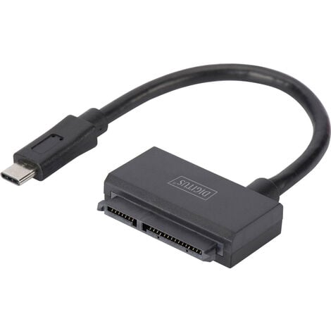 ASSMANN Digitus Festplatten Adapter [1x USB 3.2 Gen 2 Stecker C (USB 3.1) - 1x SATA-Kombi-Buchse 7+15pol.] D