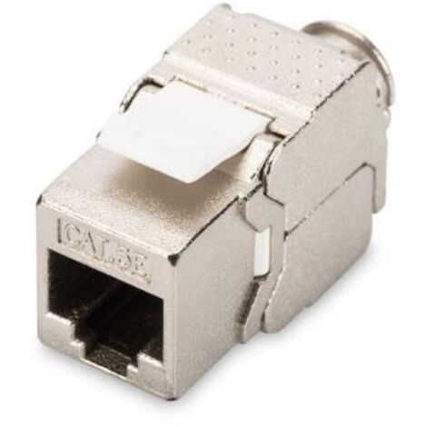 DIGITUS Geschirmtes Cat-5e Keystone Modul - RJ45-100 MHz 1GBase-T Buchse - AWG 26-22 - werkzeuglose Montage