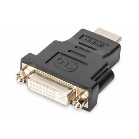 DIGITUS HDMI Adapter HDMI Typ A - DVI(24+5) St/Bu Polybeutel (AK-330505-000-S)