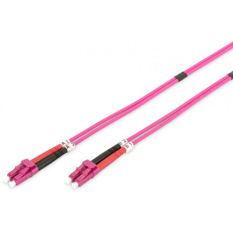 DIGITUS LWL Patchkabel LC - LC 2.00m Multimode Duplex OM4 (DK-2533-02-4)