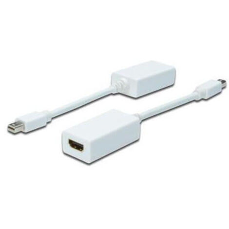 DIGITUS Mini DisplayPort - HDMI Adapter / Converter 15cm white