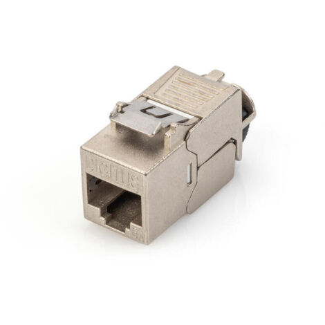 Digitus Módulo Keystone Cat-6A Apantallado - 24 Unidades - RJ45 - Diseñable - 500 MHz 10GBase-T - Clip metálico - Sin Herramientas