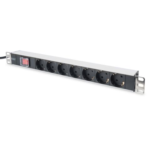 Digitus Multipresa con 7 Prese e Interruttore On-Off