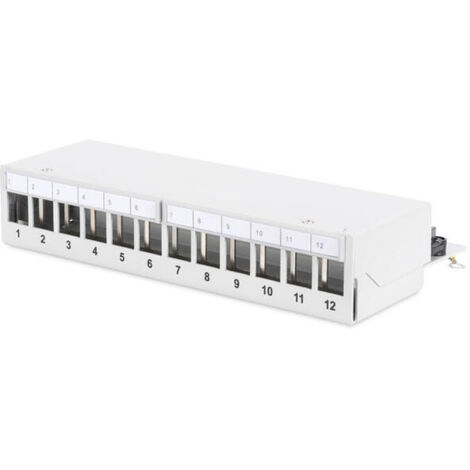 Digitus Panel de parcheo modular gris claro 265 mm