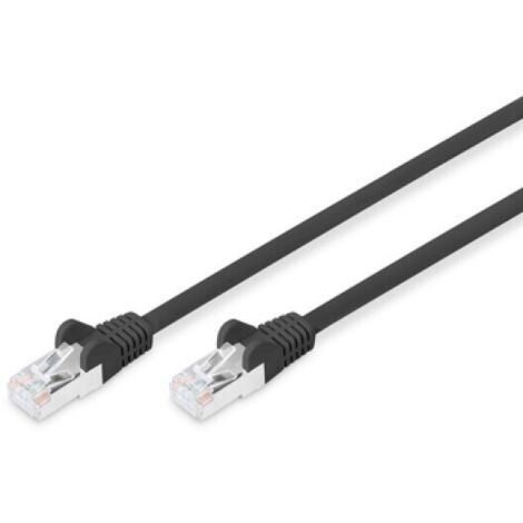 DIGITUS Patchkabel, CAT6, RJ45 St/St, 1.0m, schwarz (DB-160144-010-S)