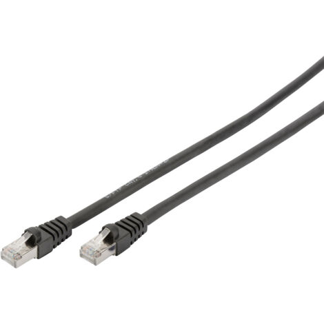 DIGITUS Patchkabel Cat6  S/FTP 2xRJ45  2.0m schw. AWG 27/7 (DB-160144-020-S)