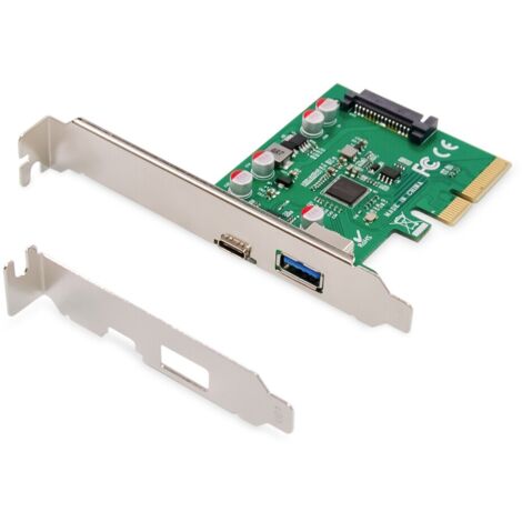 Digitus PCIe Karte, USB Typ-C™ + USB A