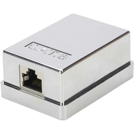 Digitus Prise réseau montage apparent (en saillie) CAT 6 1 port argent Y679662