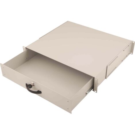 Digitus Professionelle graue Aufbewahrungsschublade 48,3 cm