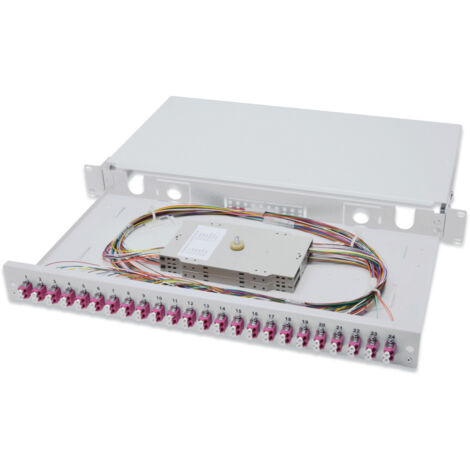 Digitus Scatola di giunzione per fibra ottica 24 Porte LC Colore Grigio