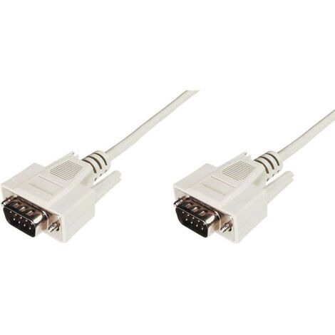 Digitus série Câble de raccordement [1x SUB-D mâle 9 pôles - 1x SUB-D mâle 9 pôles] 3.00 m beige R05101