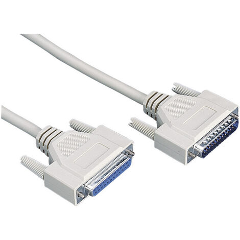 Digitus Seriell, Parallel Verlängerungskabel [1x D-SUB-Stecker 25pol. - 1x D-SUB-Buchse 25pol.] 5.00